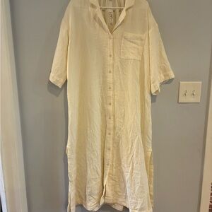 Madewell Cream Maxi Dress